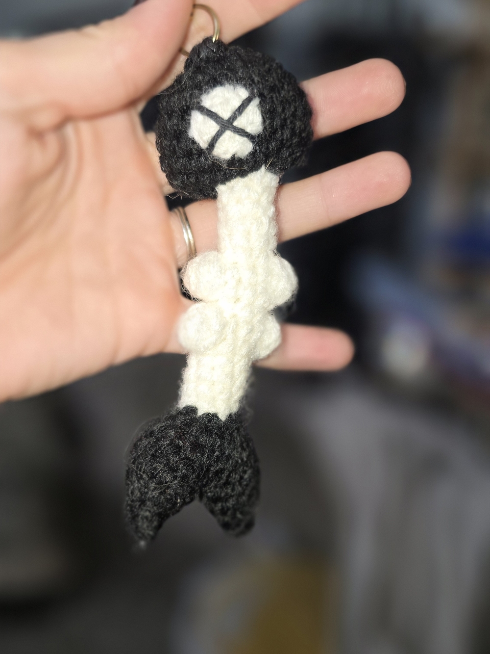 Fishbone Keychain - Handmade! - Picture 2 of 2